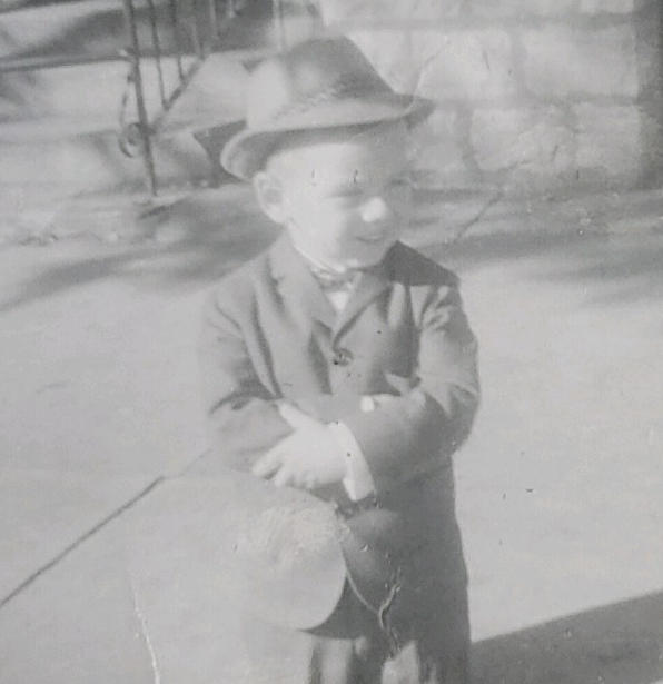 Bob McCann at a young age